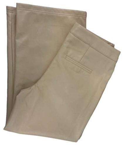 Bagatelle NEW  Collection Beige Wide Leg Faux Leather Pants Women’s Size Medium