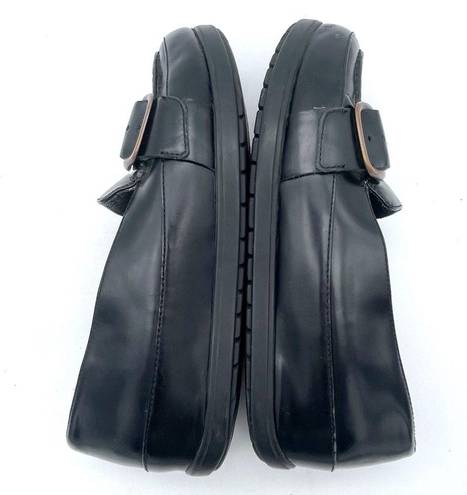 FitFlop  Beau Black Leather Buckle Loafers Comfy Orthopedic Shoes Women’s Size 6