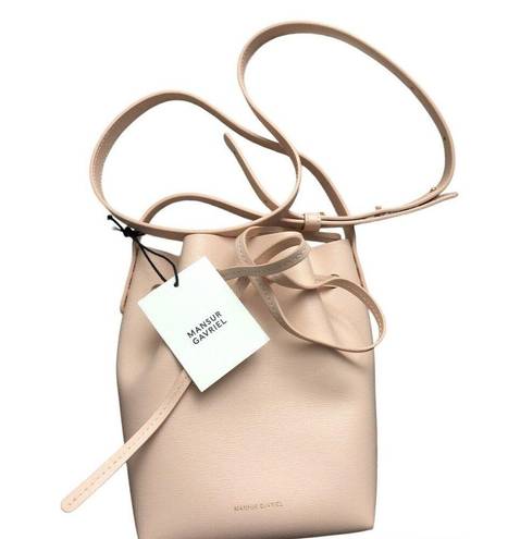 Dahlia Mansur Gavriel Mini Leather Bucket Bag ~NWT~  Pink