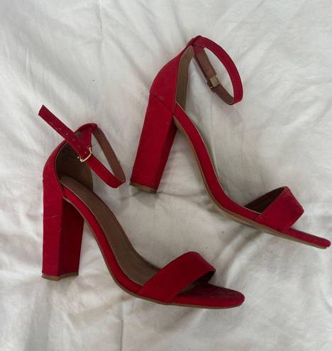 Red Heels Size 7.5