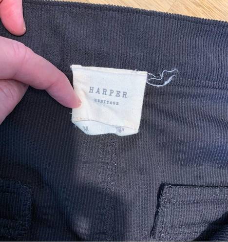 Harper  Grey Corduroy Flare Pants M