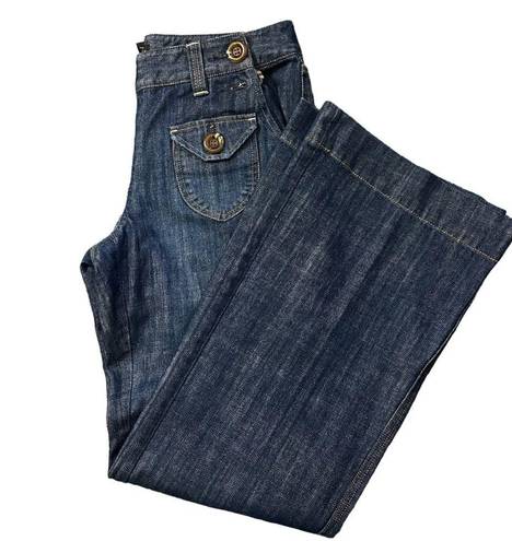 INC  Denim Jeans - Size 8  Medium Denim Flare Bottoms