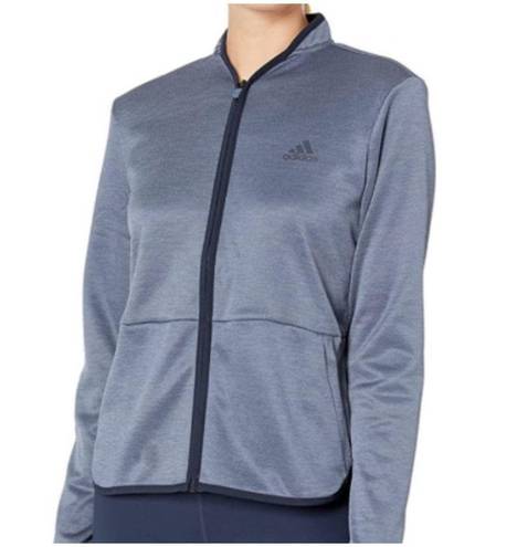 Adidas  Womens TI Team Issue Bomber Track Jacket Climawarm Blue Size Medium