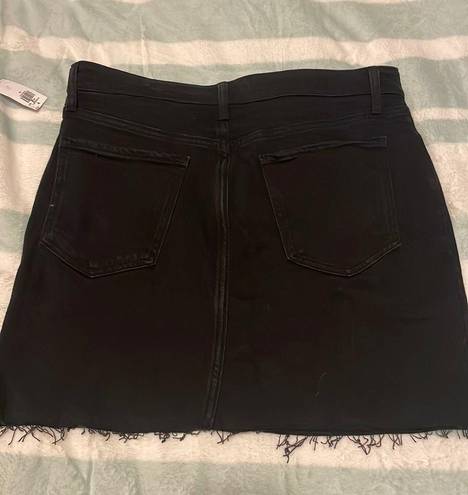 Old Navy Black Denim Skirt