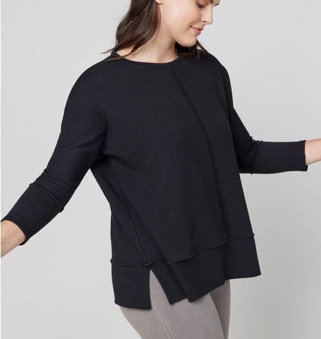 Spanx  Perfect Length Top, Dolman 3/4 Sleeve in Very Black