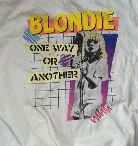 One Way Blondie  or Another Retro Graphic Crewneck Pullover Sweatshirt Medium