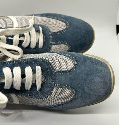 Krass&co igi & . Made in Italy Women’s blue sneaker Wedge Sole Size EU 40 US 9