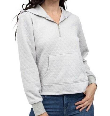 n:philanthropy  Grey Ale Quilted Pullover Hoodie Sweatshirt Medium New