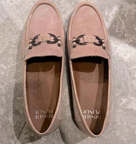 Donald Pliner  Clio Slip-on Chunky Loafer Calf Suede Blush Size 12 NEW (Sold Out)