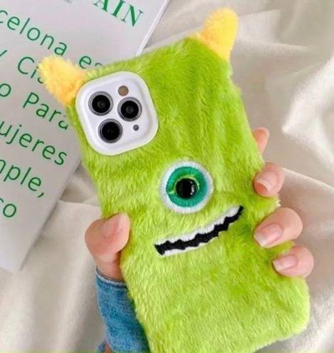 Mike Wazowski Iphone 12 ProMax Fuzzy Case