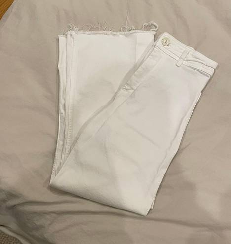 ZARA Flared White Jeans