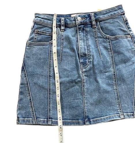 Free People We the Free  womens denim jean skirt size 27 curvy