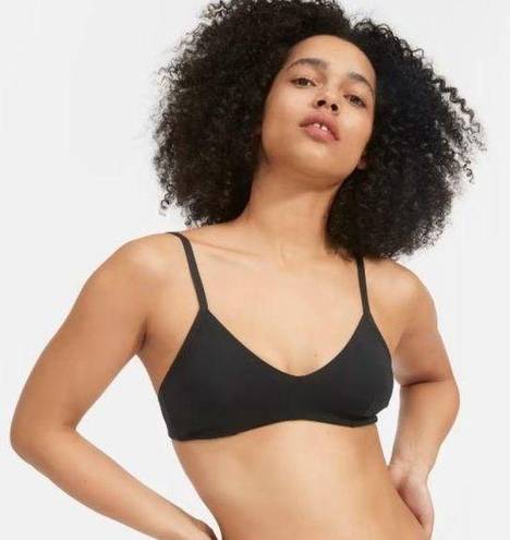 Everlane  The Cotton Bralette, black