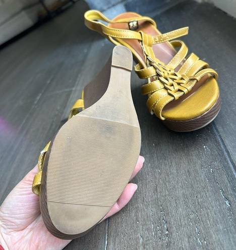 sbicca Yellow Wedges