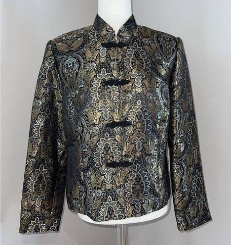 Dress Barn Gorgeous  Metallic Frog Closure Blazer!