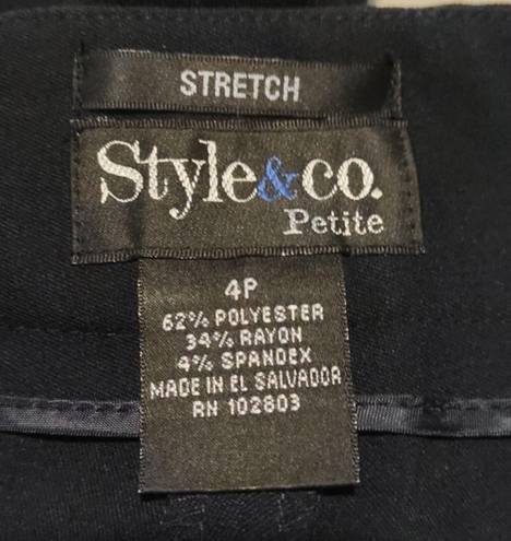 Style & Co Woman's  Stretch Pants Size 4P #7325