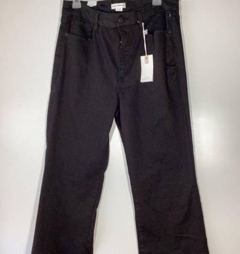 Good American  straight leg high rise black jeans Size 27 NWT