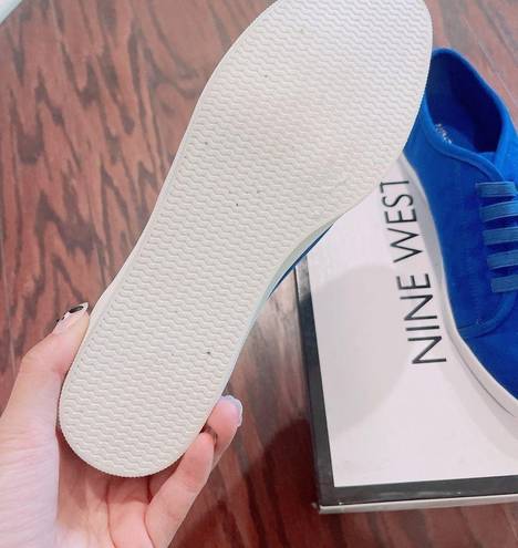 Nine West   Blue slip-on Sneakers/NWB