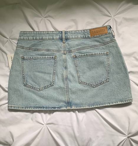 PacSun Denim Mid Rise Skirt