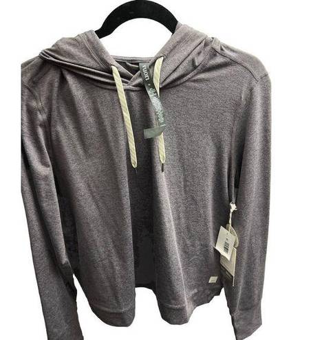 Vuori  Womens Essential Halo Hoodie Pullover Color Sawyer Heather XL New $96