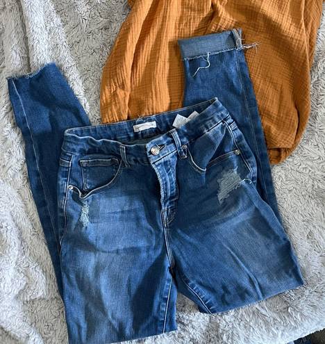 Good American High Waisted Straight Jeans