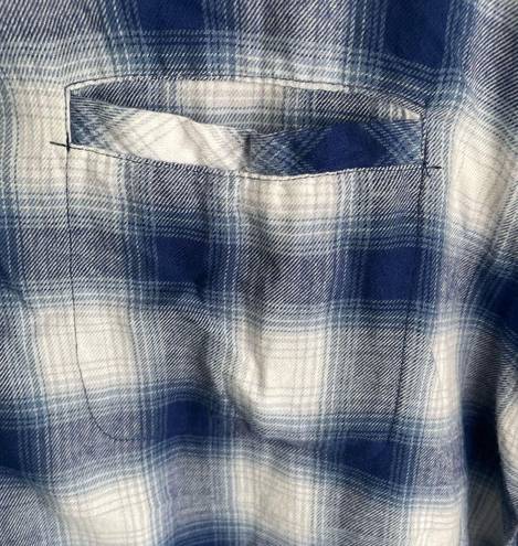 Boston Traders  Womens Flannel Shirt Lightweight Plus Size 2X XXL EUC!