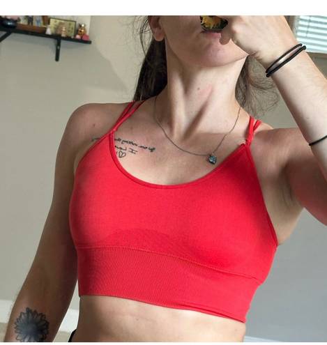 NVGTN Red Sports Bra 