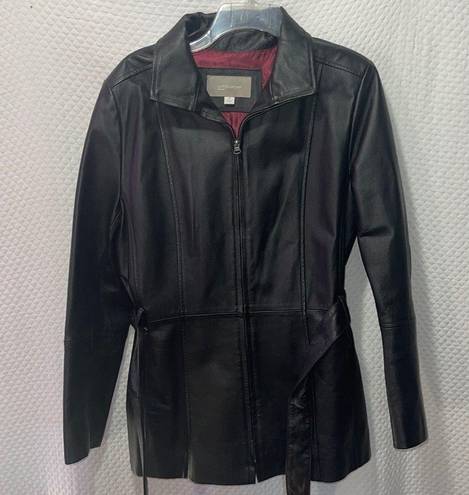 Croft & Barrow  Leather Jacket Size Medium.