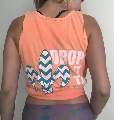 Kappa  Orange Turquoise White Tank Top