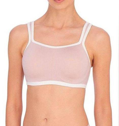 Natori  Yoga Convertible Underwire, Sports Bra, Tan with Cream trim, 36C