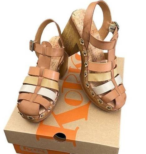 Kork-Ease Nib KORKS Willow Embellished Studs Chunky Sandals 6