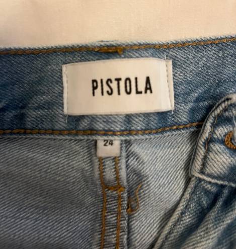 Pistola Distressed Jean Shorts