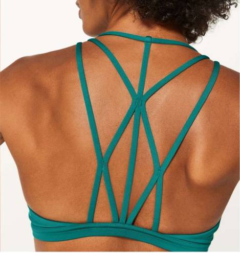 Lululemon Raise The Barre Bra Teal Green