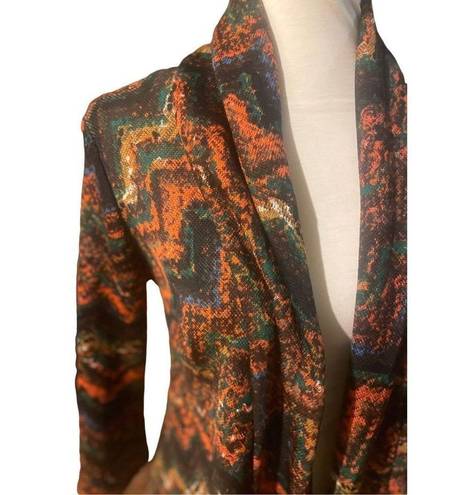 Alberto Makali  Multi Color Open Cardigan Sweater XS-EUC