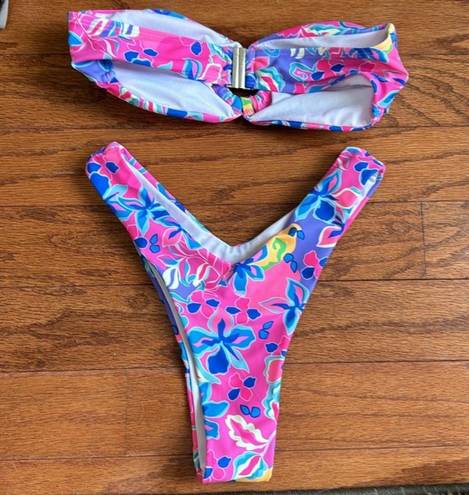 Floral Tropical Bikini Set Multi