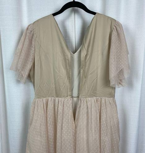 Krass&co Ivy City . Cream Tulle Party Dress Sz.L NWT