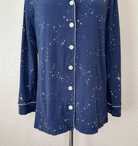 The Moon Soma Celestial and Star Printed Lounge Shirt Pants Set