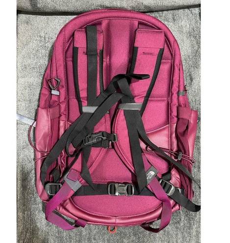 The North Face Borealis Boysenberry Heather Fiery Red Backpack One Size NWT