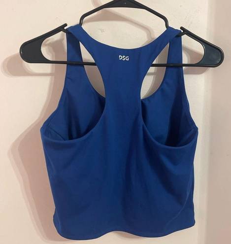 DSG blue athletic top with built in bra size M Size M