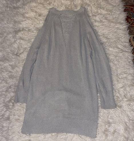 Lush Clothing Light grey lush sweater dress