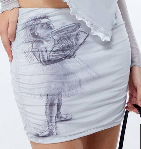 PacSun The Met x  Degas Dancer Mesh Mini Skirt