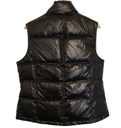 Tommy Hilfiger  Full Zip Snap Front Down Puffer Vest Black XL Gorpcore