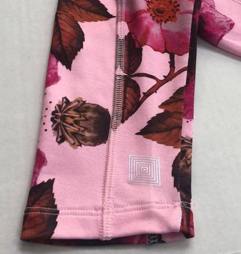 LuLaRoe RARE  Simply Comfortable Athleticwear Line Floral Pink Size Small