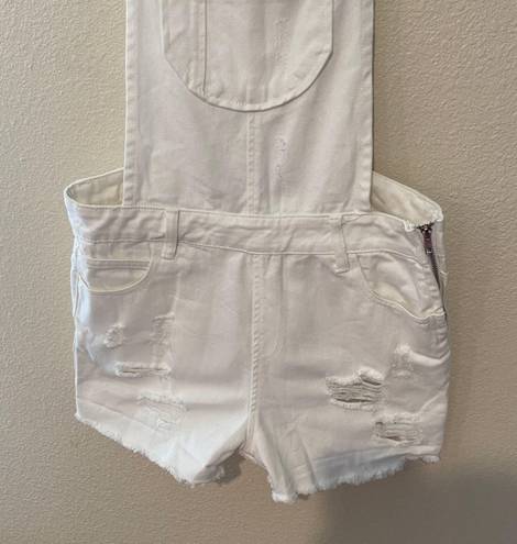 Harper White Overalls