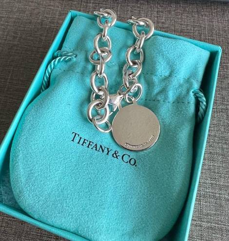 Tiffany & Co. Authentic Return to Circular Link Bracelet Medium