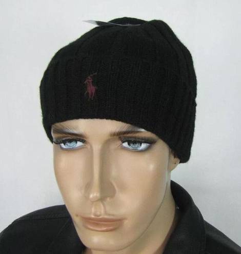 Polo Ralph Lauren black Beanie Hat One Size.