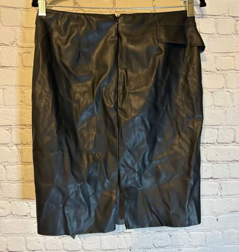 Supply And Demand NWT  vegan black leather skirt, S