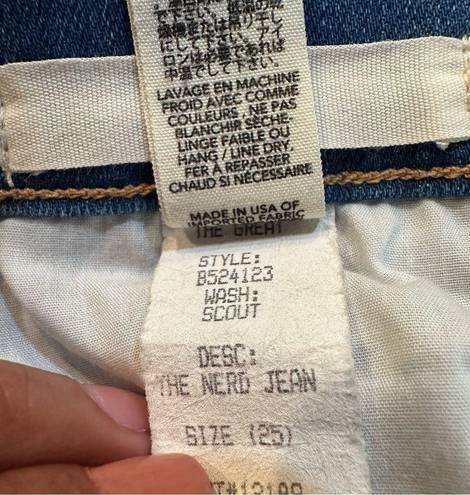 The Great  The Nerd Jeans Ankle Length Kick Flare Scout Wash Size 25