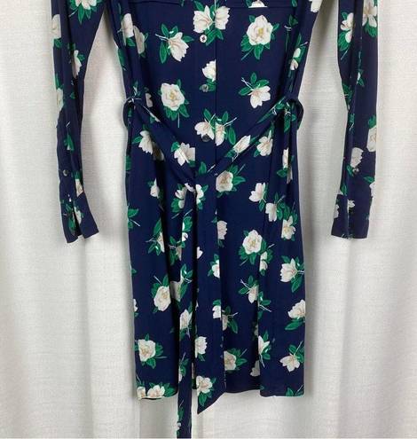 Draper James  Blue Floral Magnolia Shirt Dress Sz.0