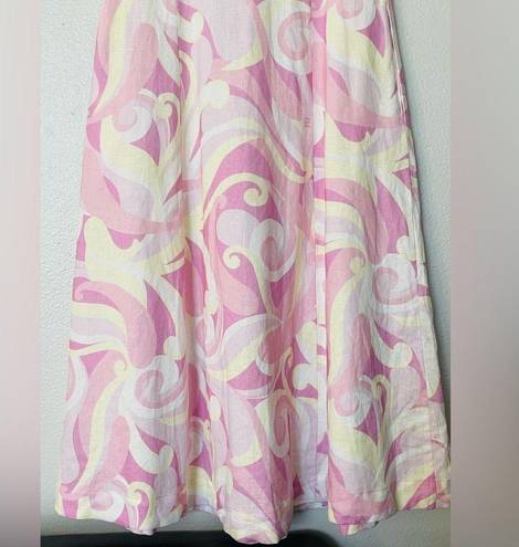 Hill House NWT  Lily Candy Kaleidoscope Pink Dress Size XXS